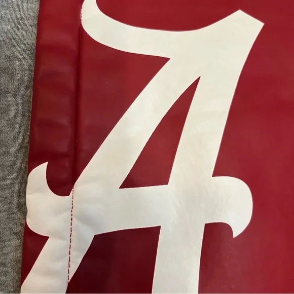 Nike Alabama Crimson Tide Fly Rush Mens Hoodie Heather Gray Sz L Pullover Swoosh - Picture 6 of 11